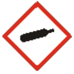 Pictogramme SIMDUT : bouteille de gaz