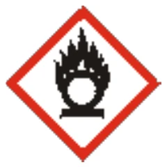 Pictogramme SIMDUT : flamme sur un cercle